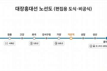 대장홍대선 노선도 편집용 도식(비공식)